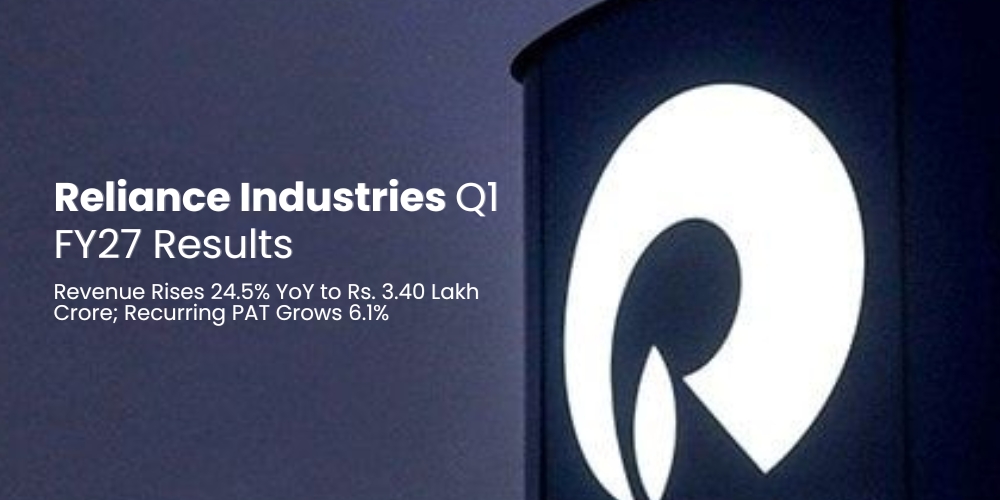 Reliance Industries Q1 FY27 Results: Revenue Rises 24